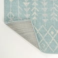 thumbnail image 5 of JONATHAN Y MOROCCAN HYPE 2 x 8 Runner Rug, Ziri Moroccan Geometric - Turquoise/Cream, MOH210E-28, 5 of 8