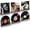 Grey, variant on Vinyl Record Shelf Wall Mount, 6 Pack 12 inch Album Record Holder Display Vintage Vinyl Holders on Wall, Wooden Floating Shelves for Living Room, Bedroom, Kids Room, Music Room, Rustic Brown