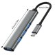 thumbnail image 2 of Hub USB 3.0 de 4 puertos - Divisor Type-C, velocidad de 5 Gbps y Plug-and-Play - Expansor portátil para portátiles/tablets, 2 of 3