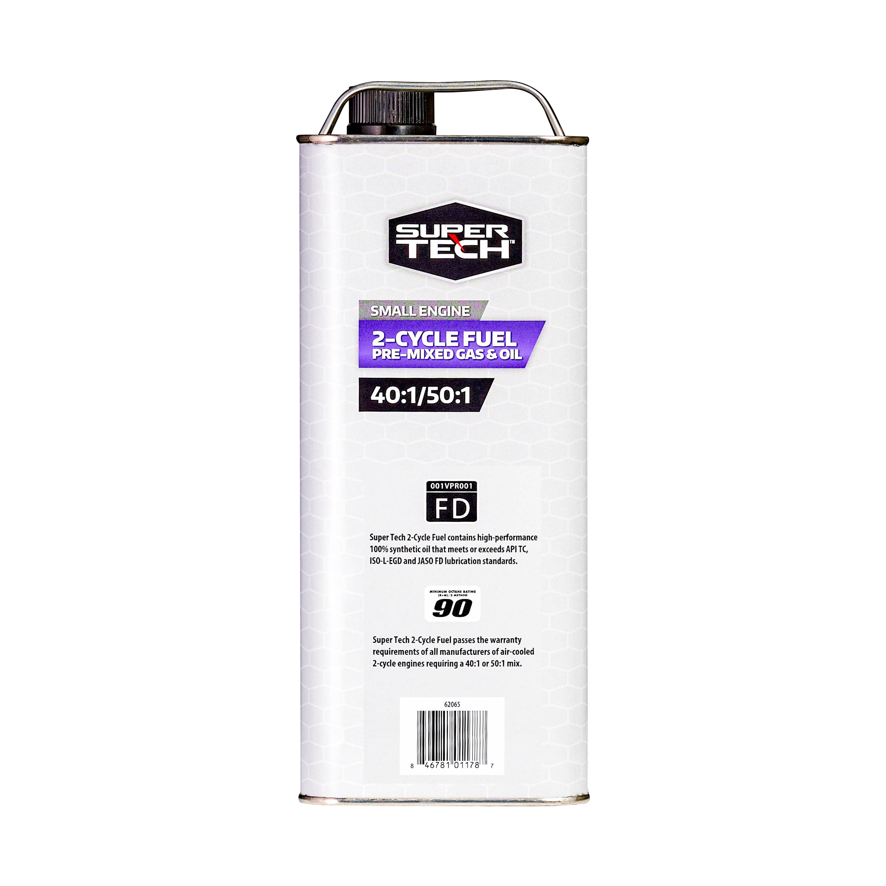 Super Tech Multi-Mix 40:1/50:1 2-Cycle Premixed Small Engine Fuel 110 fl oz Container