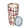 thumbnail image 3 of Kll Rocket Pattern Stainless Steel Vacuum Insulated Coffee Cup 20 Oz Insulated Travel Mug Water Cup With Leak-Proof Straw Lid & Flip Lid,1 Metal Straws,1 Cleaning Brush, 3 of 8