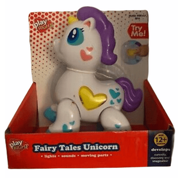 Play Right Fairy Tales Unicorn 6 Inch Light Sound Toy