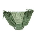 thumbnail image 5 of Panties for Women,Low Waisted Lace Thongs For Women Cute Breathable Stretch Hipster Tangas Underwear,Womens Underwear,Green,L, 5 of 6