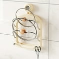 thumbnail image 1 of Simple Houseware Cabinet Door/Wall Mount Pot Lid Organizer Rack, 1.38*8.19*12.4 Inch Suction Cup Pot Lid Non Perforated Wall Mounted Kitchen Shelf, 1 of 6