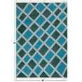 thumbnail image 3 of Casavani Garden Area Carpet Moroccan Style Rug,Blue 4x7 feet, 3 of 6