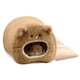 thumbnail image 1 of Cama cálida para hámster y rata, cabaña de lana con cojín, hamaca colgante, bonito nido de juguete para Mini Animal PEQUEÑO, 1 of 7