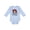 AE-Light Blue, variant on Ladybug Mommys Little Lovebug Boys or Girls Long Sleeve Baby Bodysuit