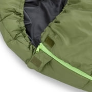 Ozark Trail 50F Compact Mummy Adult Sleeping Bag - Green (88.6 x 31.5)