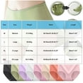 thumbnail image 3 of Lopecy-Sta Womens Panties Gift for Mother 2PC Fashion High Waisted Underwear Seamless Womens Underwear Breathable Wide Gusset Panties, 3 of 9