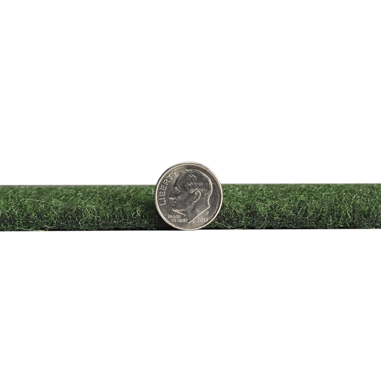 6X8 Rain Forest Green Grizzly Grass Indoor/Outdoor Area Rug
