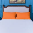 thumbnail image 5 of Ntbay Microfiber Pillowcase set - 2 Pack - Envelope Closure Pillow Cases - King - Orange, 5 of 5