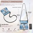 thumbnail image 5 of Yuyamidu Snowman Santa Women 2‑Piece Crossbody Purse Se with Wallet Red Christmas Shoulder Purse Set PU Leather Crossbody Hobo Bag Sets for Women Adjustable Strap, for Travel, Shopping, Work, 5 of 7