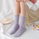 thumbnail image 2 of Xiao Hua Calcetines de algodón para mujer, 7 pares, coloridos, supersuaves, a la moda, informales, 2 of 4