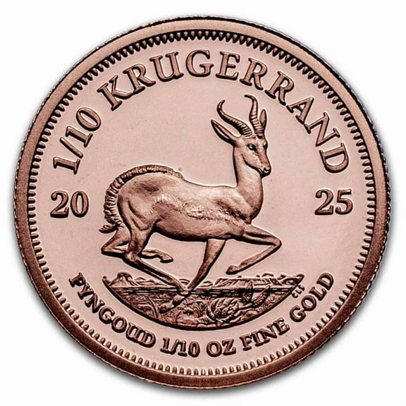 2025 South Africa 1/10 oz Proof Gold Krugerrand