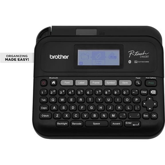 Brother® P-touch PT-D460BT Business Expert Connected Label Maker with Bluetooth® - 16 Fonts - Connect via USB - Takes TZe Label Tapes up to ~3/4 inch | Bundle of 2 Each