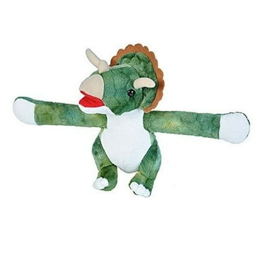 Wild Republic Huggers Green Parrot Plush Toy, Slap Bracelet, Stuffed