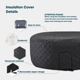 thumbnail image 3 of RELXTIME Insulated Cover Set for Oval Inflatable Hot Tubs, CEC Set for 74-Inch Inflatable Hot Tubs, Outdoor Spa Cover Sets, Floor Mats, 3 of 6