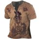thumbnail image 1 of Camisetas Vintage para hombre, camiseta de manga corta con estampado 3D de barco, Top de navegación de gran tamaño, ropa de calle Punk, 1 of 4