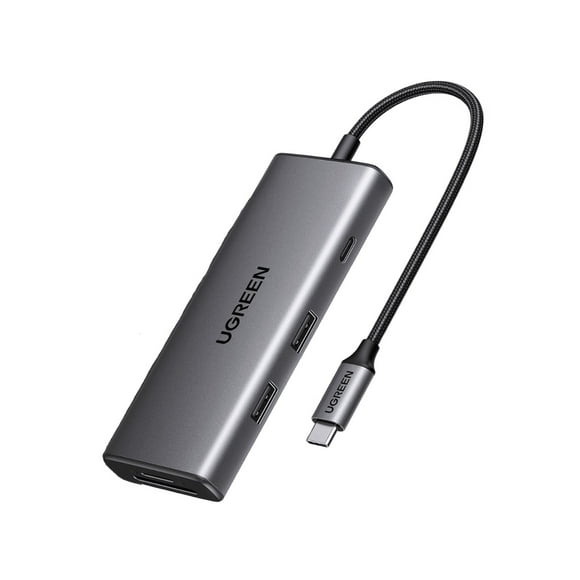 HUB USB-C 4 en 1 CM473 UGREEN 2 USB-A 3.0 y 2 USB-C 5Gbps