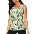 thumbnail image 2 of Haiem Hawaiian Style Workout Tank Tops for Women, Athletic Sports Slim-Fit Tank Tops, Compression Sleeveless Dry Fit Shirts,Athletic Shirt-, 2 of 9
