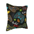 thumbnail image 2 of Bingfone Decorative Pillow Covers 18"X18" Play Game3 Couch Pillow Cases Modern Farmhouse Covers For Couch Sofa Bed, 2 of 9