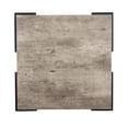 thumbnail image 4 of SAFAVIEH Jett Mid-Century Modern Square Accent Table, Light Grey/Black, 4 of 7