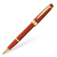 thumbnail image 4 of Cross Bailey Light Polished Amber Resin and Gold Tone Fine Nib Fountain Pen, 4 of 8