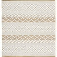 thumbnail image 4 of SAFAVIEH Natura Aaron Geometric Wool Area Rug, Ivory/Yellow, 3' x 5', 4 of 8