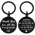 thumbnail image 6 of Anniversary, Birthday Gifts for Boyfriend Husband Keychain - Fathers Day, Gifts for Men, Him, Her, Funny Gifts for Boyfriend, 6 of 10