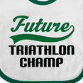 thumbnail image 4 of Inktastic Future Triathlon Champ Boys Baby Bib, 4 of 4