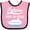 Pink and Black, variant on Inktastic Future Cruise Ship Captain Boys or Girls Baby Bib