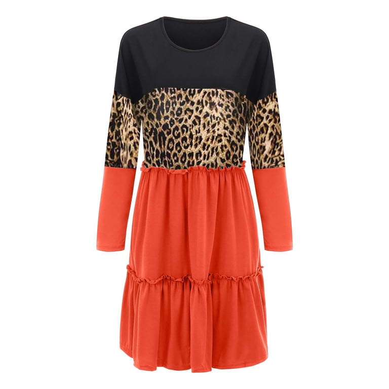 white christmas dresses Plus Size Graphic Design Stylish Casual Dresses (3XL - 6XL) main image 0