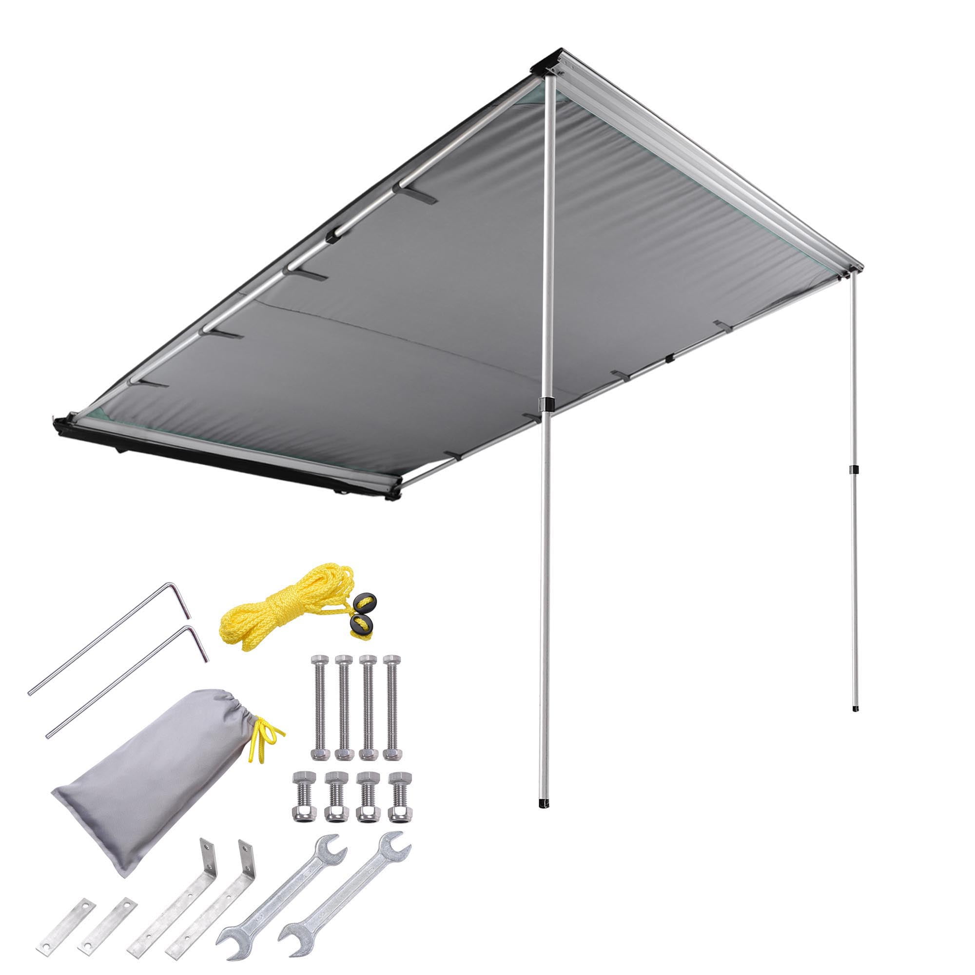 UV50+ Car Side Awning Rooftop Pull Out Tent Shelter PU 2000mm
