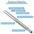 thumbnail image 3 of Uxcell 6pcs Straight Flute Thread Tap, 6-32 UNC AS Screw Threading Tapping Tool Machine Taps, 3 of 7