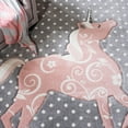thumbnail image 3 of Safavieh Carousel Kids Dalach Unicorn Area Rug, 3 of 9