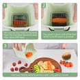 thumbnail image 5 of Cortadora de Fresas, Cortador de Frutas y Verduras de Acero Inoxidable, Herramienta Portátil para Cortar Plátanos, Picadora para Cortar Huevos Rápidamente, 5 of 5