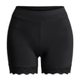 thumbnail image 7 of Soyumi Lace Slip Shorts for Under Dresses Women, Smooth Anti-Chafing Boyshorts Seamless Underwear Safety Shorts Boyshorts Lace Slip Shorts for Women, Black, 7 of 7