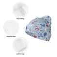thumbnail image 3 of Lsque Animal Pattern Knitted Beanie, Unisex Winter Hat, Knit Hat Winter Beanies Thick Fisherman Beanies Cuffed Plain Skull Caps, 3 of 6