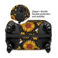 thumbnail image 3 of Bingfone Sunflowers And Bww Luggage Cover Washable Suitcase Cover Protector Anti-scratch Suitcase cover Fits 18-32 Inch Luggage, 3 of 8