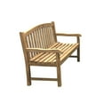 thumbnail image 2 of D-Art Collection Teak Captain 2 Seater Bench in solid teakwood natural color, 2 of 2