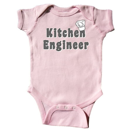 

Inktastic Kitchen Engineer Gray Gift Baby Boy or Baby Girl Bodysuit