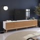 thumbnail image 1 of Rack TV 85" 218cm Blanco/Canela 3 Puertas Kappesberg, 1 of 10