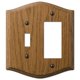 thumbnail image 1 of Placa de pared AMERELLE Country 2 Gang Wood Rocker/Toggle, 1 of 1