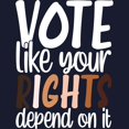 thumbnail image 3 of CafePress - VOTE Like Your Rights Depend On It Sweatshirt - Zip Hoodie, Classic Hooded Sweatshirt with Metal Zipper, 3 of 4