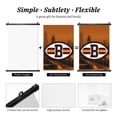 thumbnail image 4 of Cuadro colgante de PVC negro personalizado del equipo de fútbol de los Browns, varios tamaños, decoración de interiores, cuadro para colgar en la pared, cuadro decorativo para mesita de noche, 4 of 7