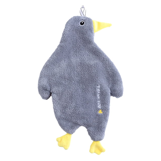 Naiovety Toalla de mano Toalla absorbente Baño Cara Colgando Decoración Pañuelo Hogar Niños Niños Pato blanco Type11 NO11