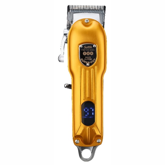 LCD Digital Display High-power Electric Hair Cutter Household Rechargeable Hair Trimmer Powerful Men Haircut Machine