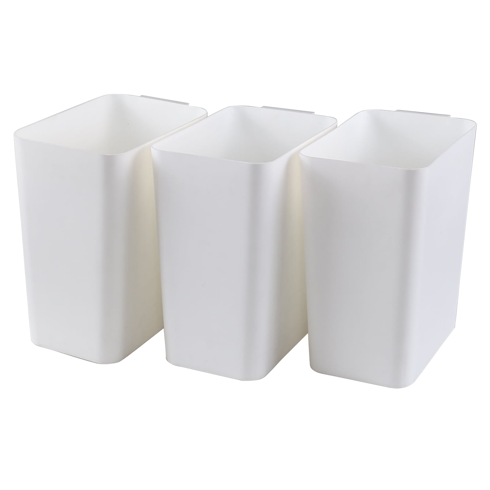 Rubbermaid 36QT Open Wastebasket, White (Pack Of 2) - Durable, Easy-Clean Trash Can For Home Or Office