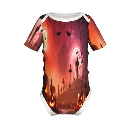 

Gaeub Pumpkins Print Infant Climbing Onesie Toddler Outfit Newborn Baby Bodysuit Baby Boy Girl Clothes -9M