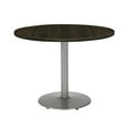 thumbnail image 2 of KFI Studios Urban Loft 3.5' Round Dining Table, Espresso, Silver Base, 2 of 3